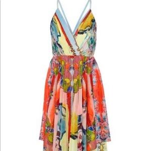 Alice + Olivia floral chiffon dress